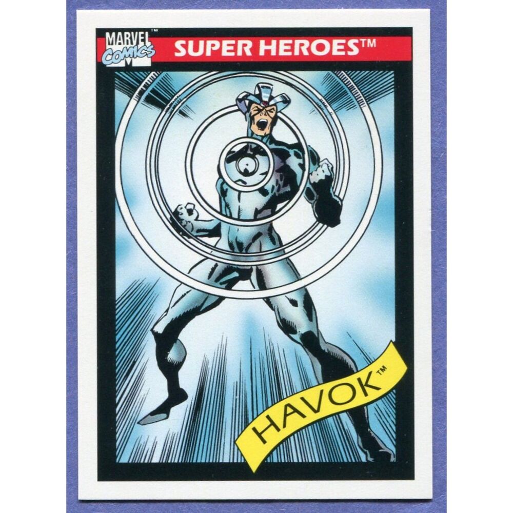1990 Marvel Universe Card - #35 Havok